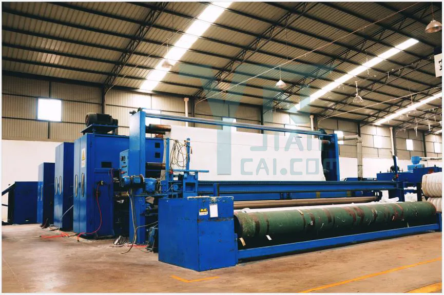 Geotextile production