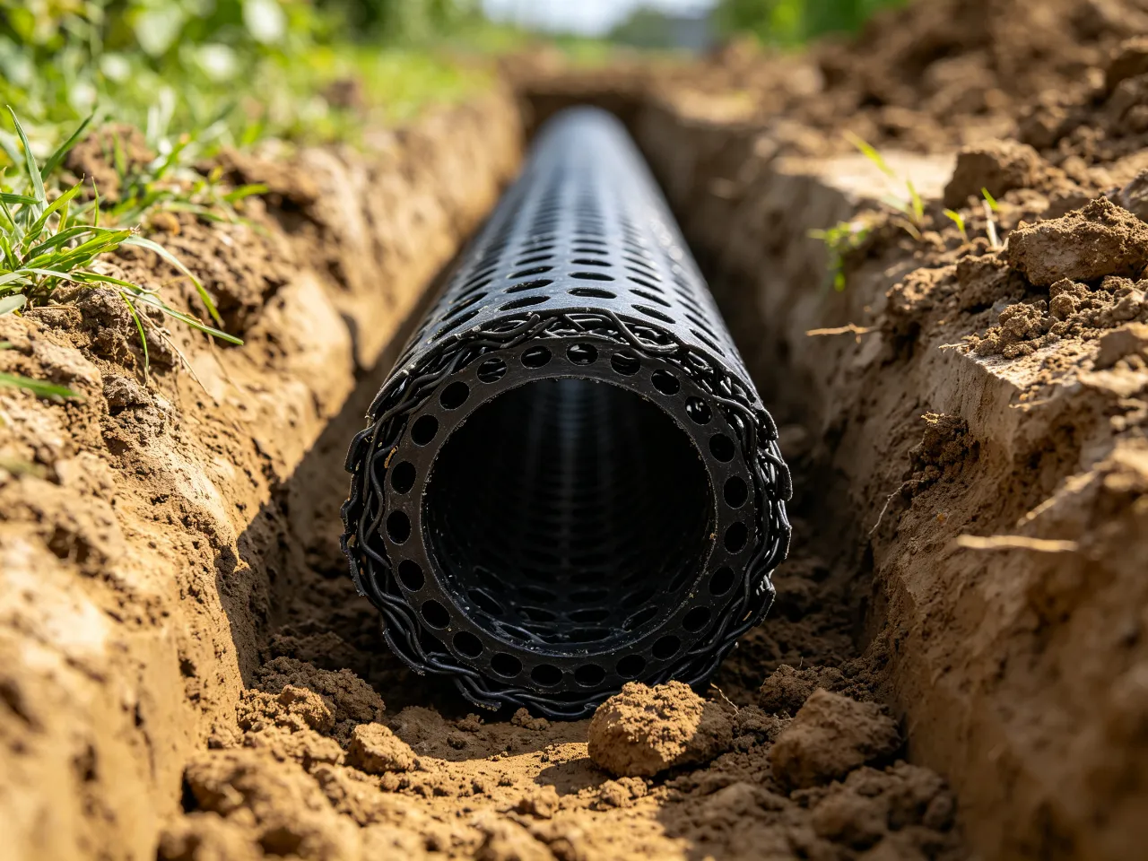 Plastic Blind Ditch Supply Case for Slope Drainage