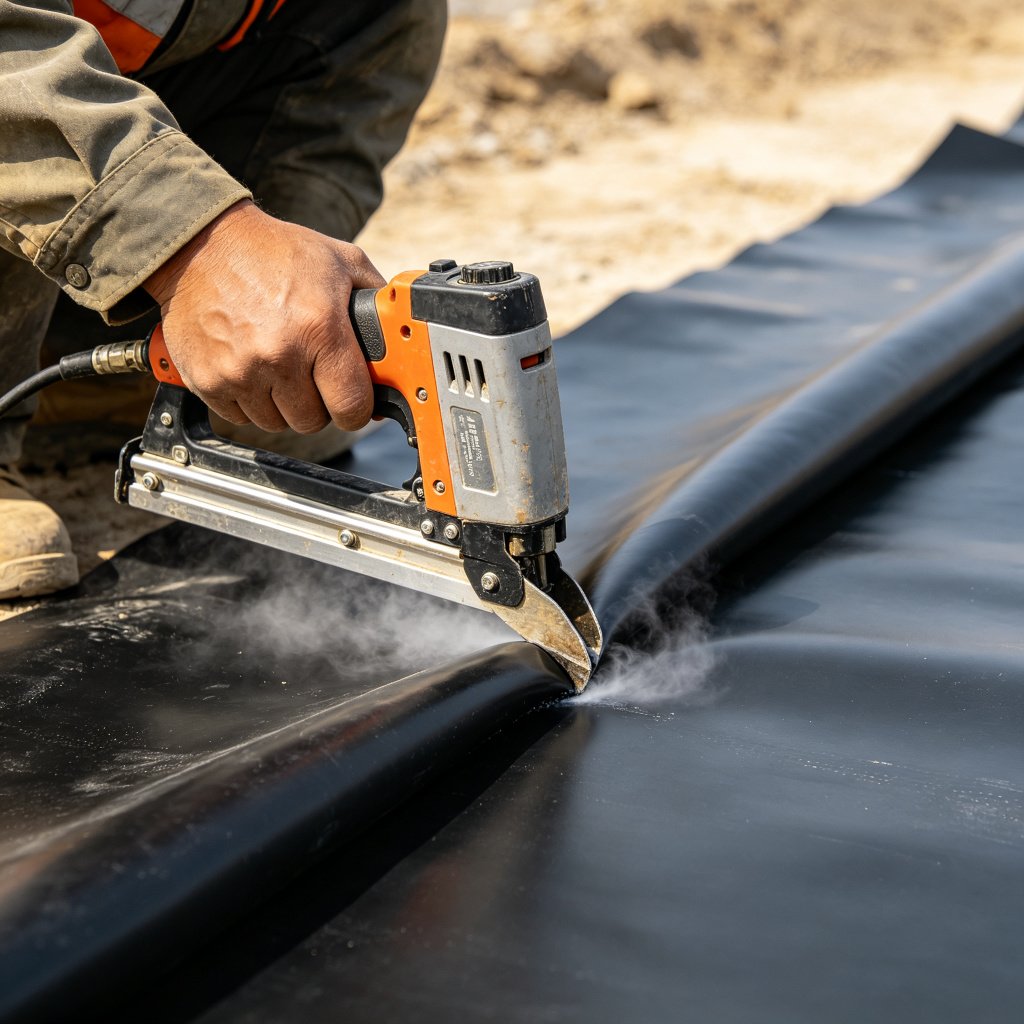 Geomembrane Welding: Key Steps and Parameters for Strong HDPE Seams