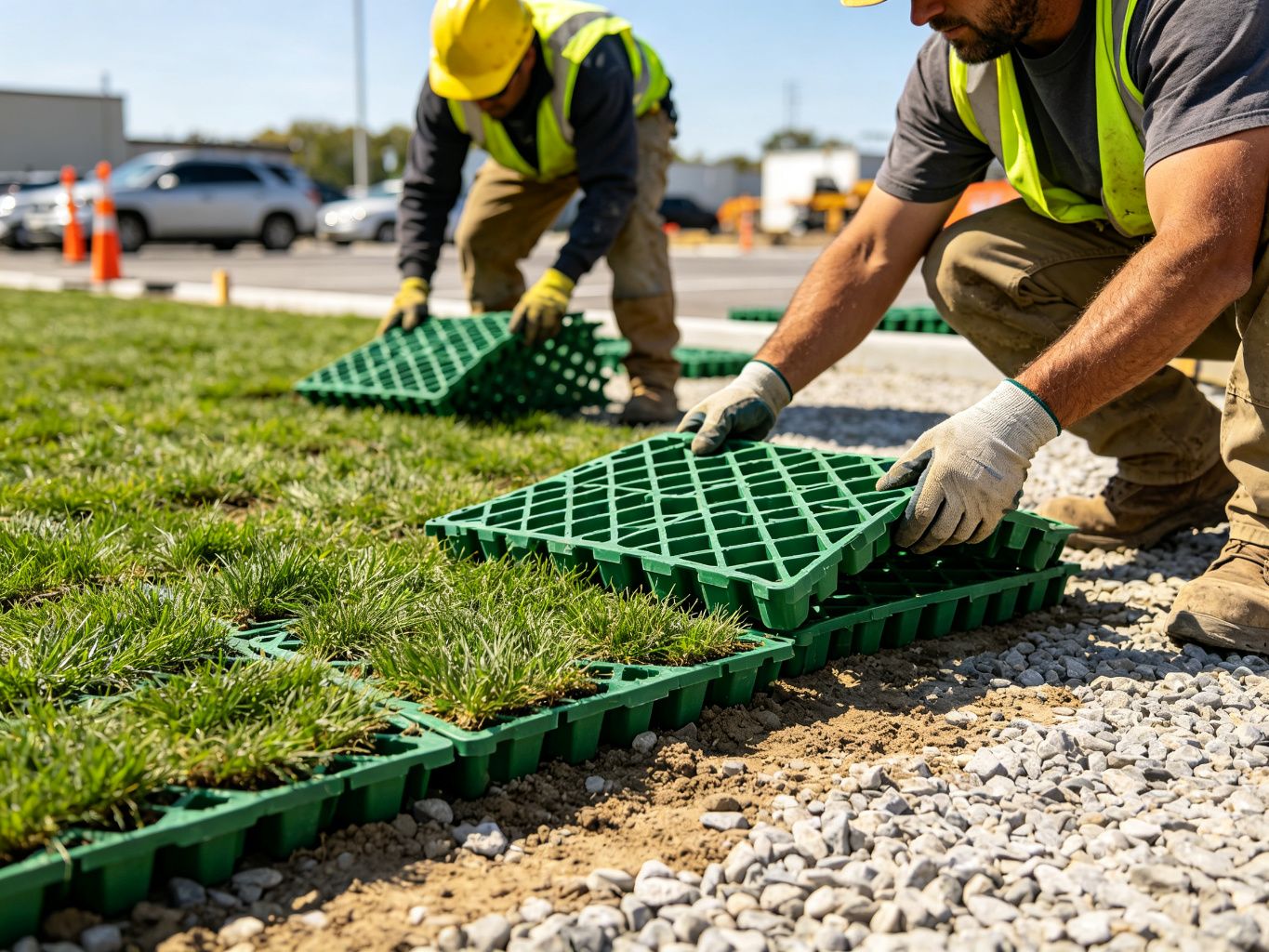 Grass Grid Installation: A Step-by-Step Guide for Parking Lots and Slopes