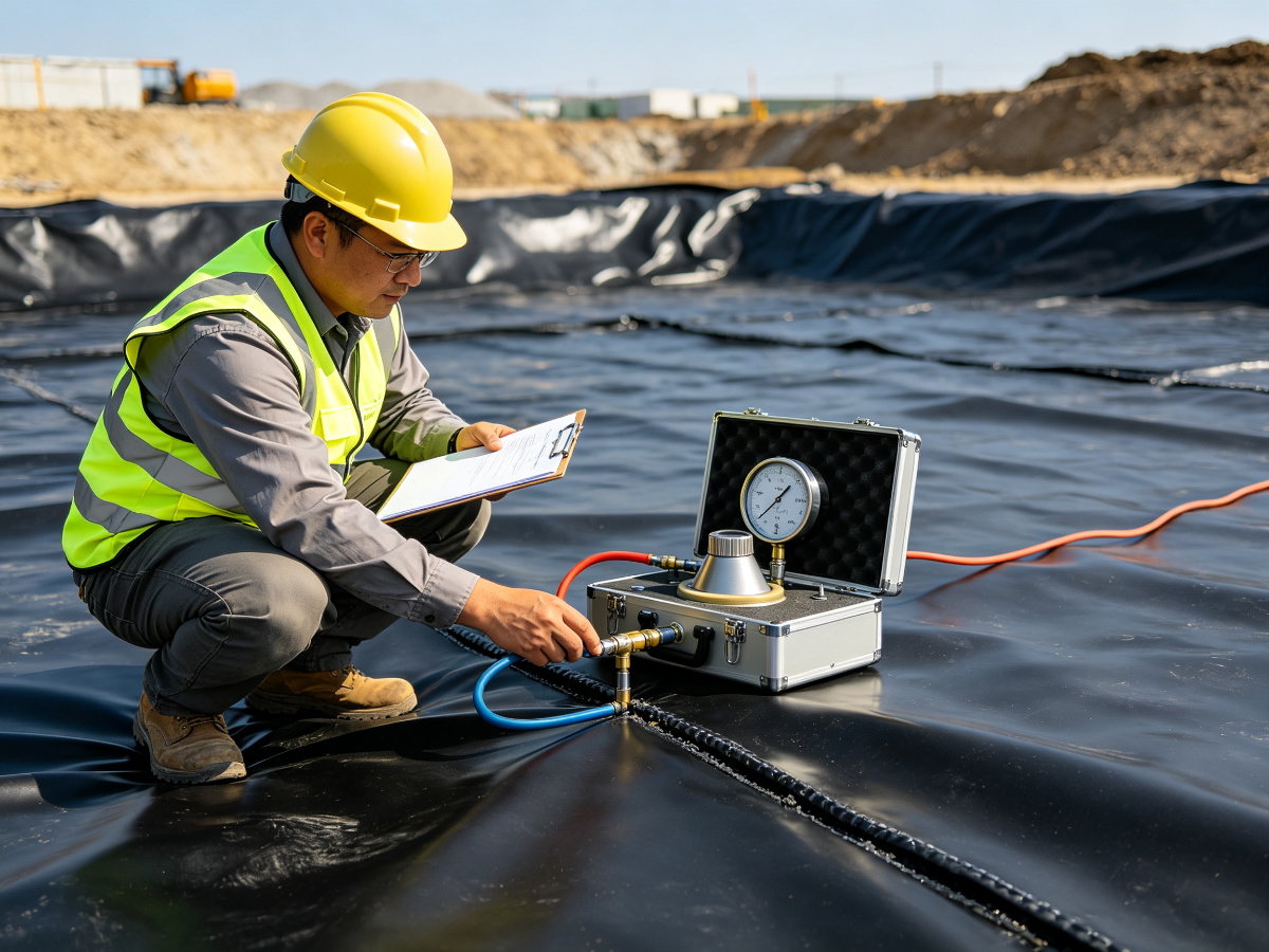 Geomembrane Installation Quality Inspection and Weld Testing Items